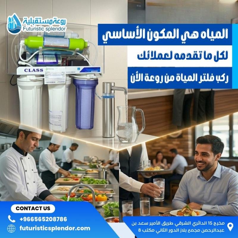 ركب فلتر المياه من روعة الان