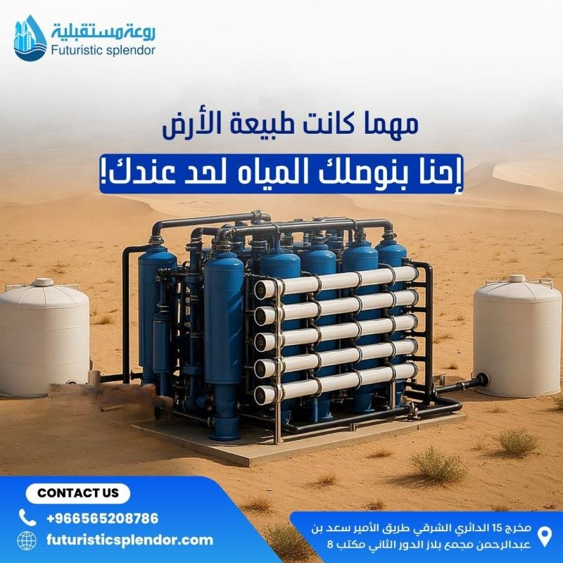 توصيل محطات المياه لأي مكان