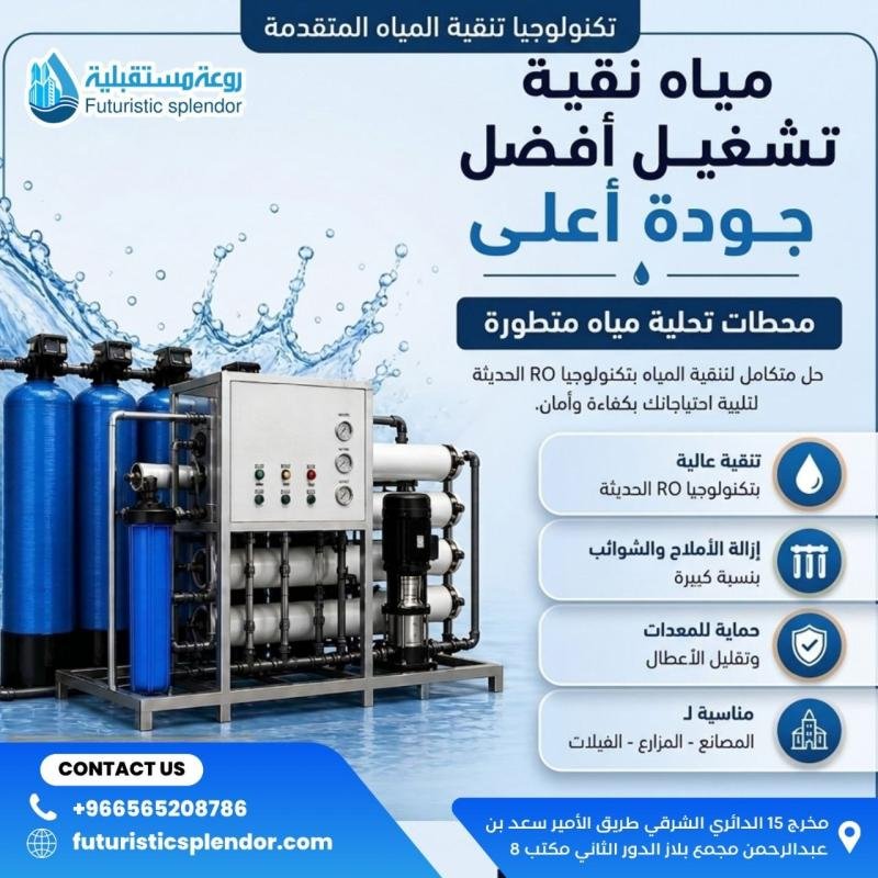 محطات تحلية مياه متطورة